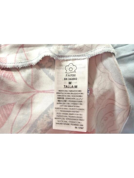 NEW, Farm Rio Marcelle Soft Blue Maxi Dress in Blue Sz M #MD1578 - Picture 9 of 9